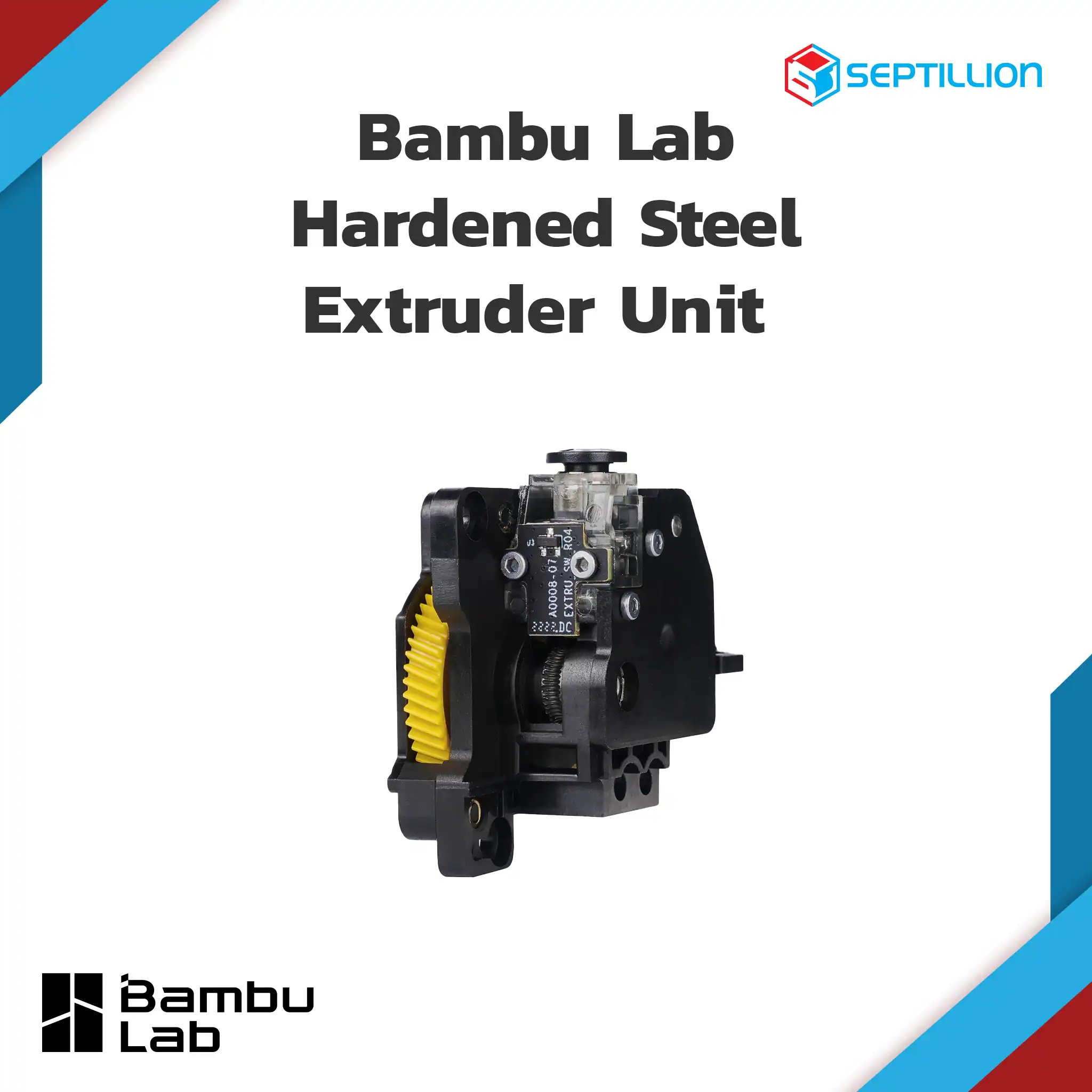 Bambu Lab Hardened Steel Extruder Unit