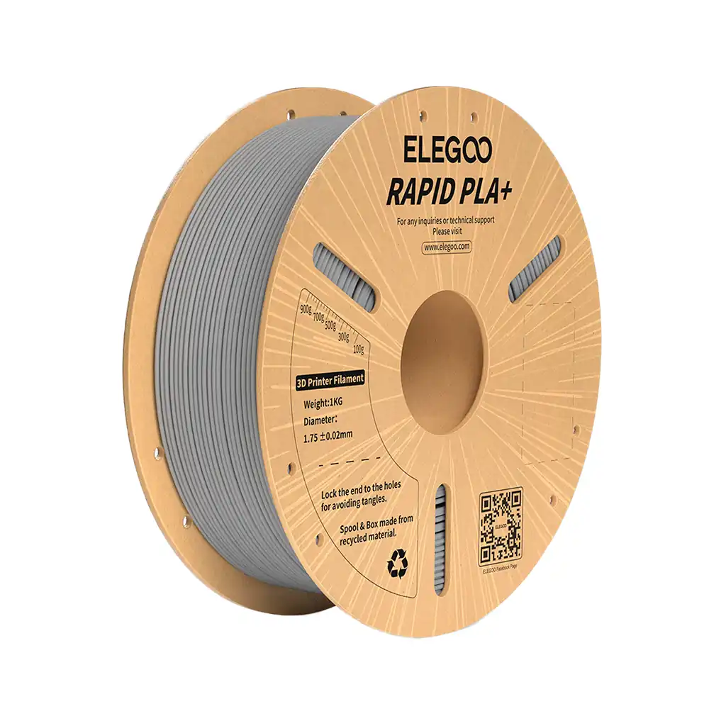 Elegoo Rapid PLA+ Filament 1.75mm. 1kg. - Grey