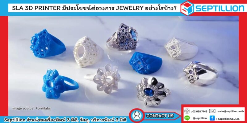 SLA 3D PRINTER มีประโยชน์ต่อวงการ Jewelry อย่างไรบ้าง?